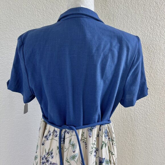 WHIRLAWAY FROCKS Sz 14 Maxi Dress Floral Vintage Prairie Modest Cottagecore USA - Picture 8 of 16